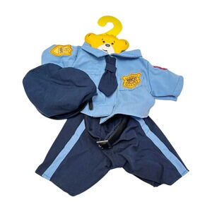 BAB Build-A-Bear Police  Officer Costume New